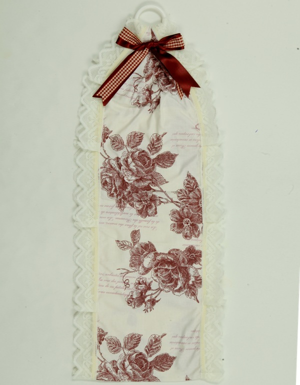 Держатель туалетной бумаги Old Florence Амели бордовый