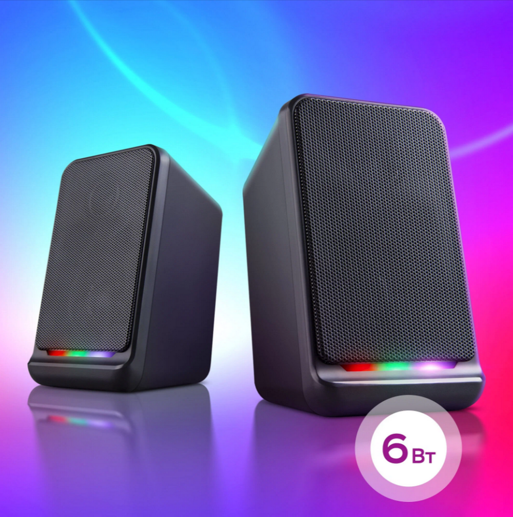 Акустика 2.0 Defender SPK 120 Led USB