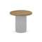 Felto Стол журнальный круглый D=600 PR.C.SPRG-008.D Сандал Янтарный/Металл Серый/Зимний Лес 600*600*