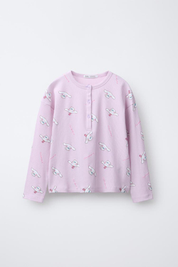 ZARA ПИЖАМА CINNAMOROLL © SANRIO, ЦВЕТ МАЛЬВЫ