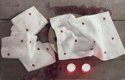 Набор салфеток SOFT HEARTS Maison Dor (Турция)