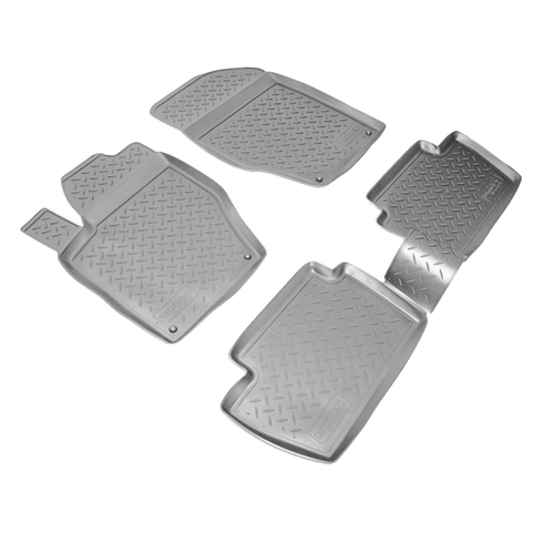 Ковры в салон Norplast/Unidec для Peugeot 307 (2001-2008)Полиуретан,Серый, арт.NPL-Po-64-36-G