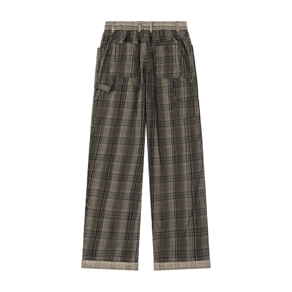 Брюки Ymkashix Velvet Tartan