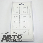 Набор пластик кейс  КОЛЬЦА резиновые  50шт (3050) 6,4-27мм МАЯКАВТО на блистере