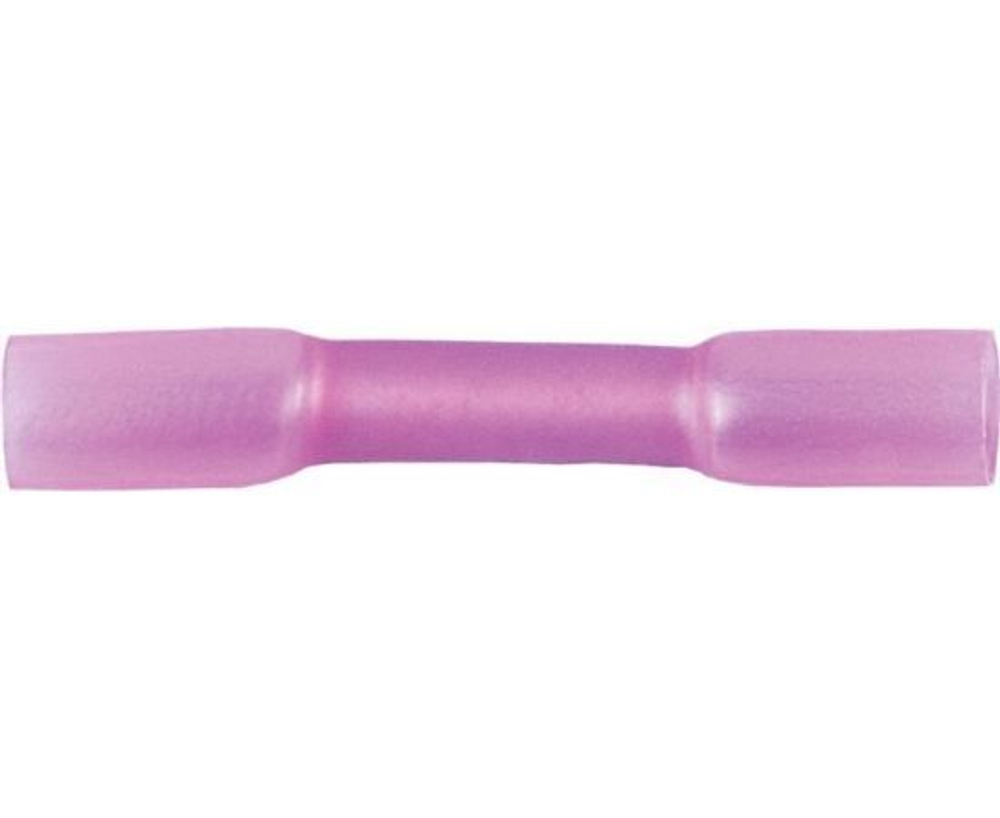 Гильза соединительная изолированная термоусаживаемая 0.5-1.5мм2, 19A, розовый Stekker LD300-0515 32805, Упаковка 10 штук