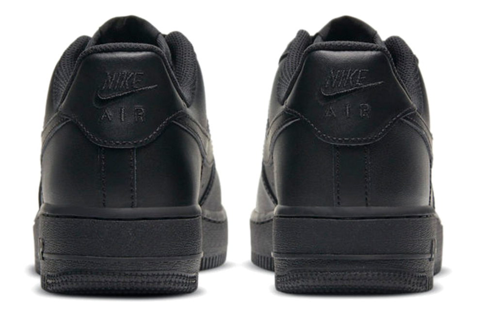 Кроссовки Nike Air Force 1 Low Triple Black (Женская размерная сетка)
