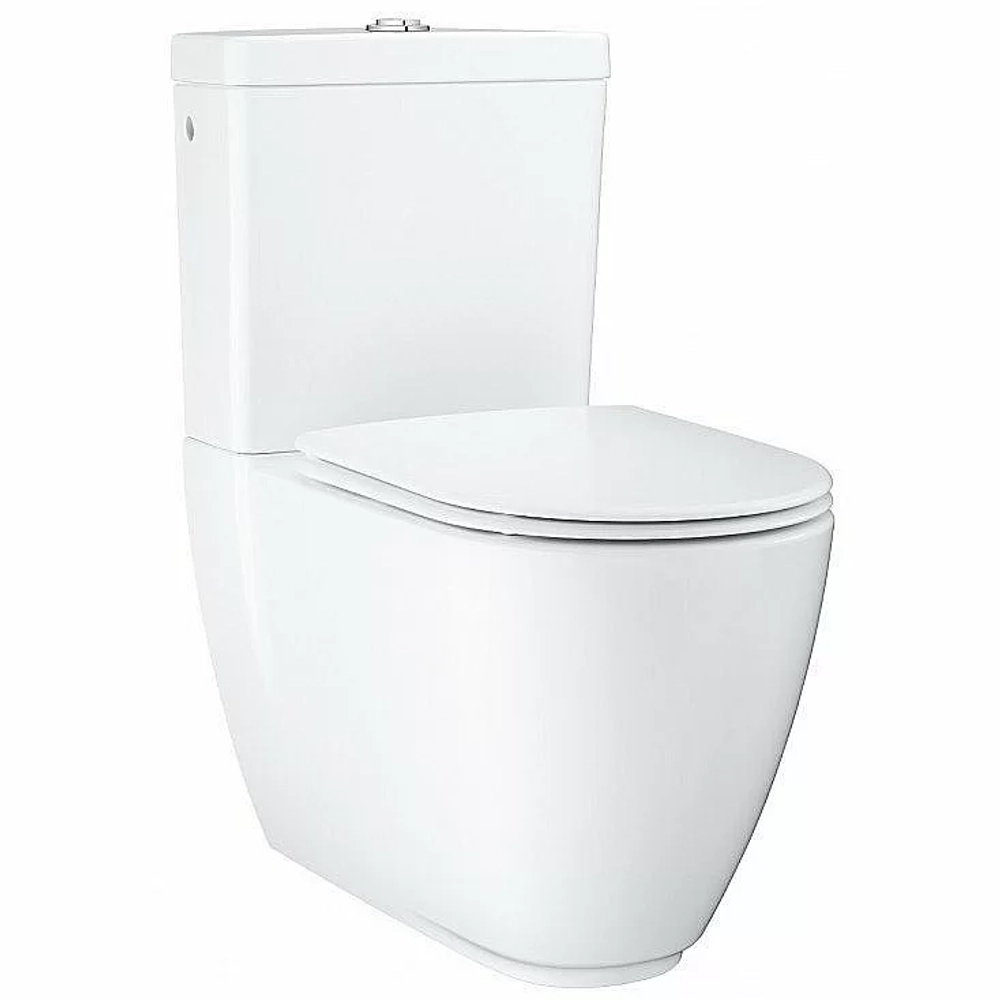 Унитаз напольный Grohe Essence Ceramic 39572 578 безободковый, с бачком
