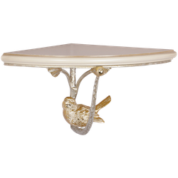 Полочка Терра Нота Айвори Мраморное золото