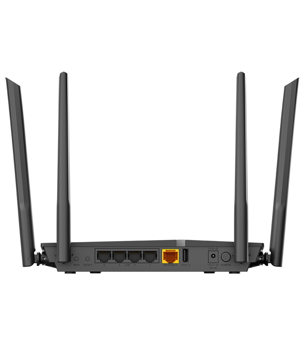 Wi-fi роутер D-Link AC1200 Wi-Fi Router, 1000Base-T WAN, 4x1000Base-T LAN, 4x5dBi external antennas, USB port, 3G/LTE support
