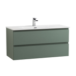 Тумба с раковиной подвесная BelBagno KRAFT-1000-2C-SO-VO Еловый матовый, раковина белая BB-8099-100