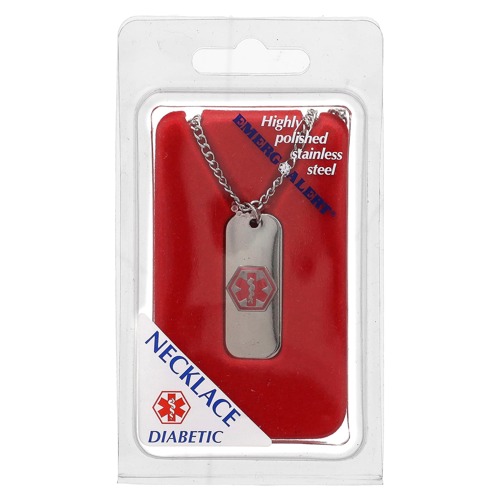 Emerge-Alert, лечебное колье, для диабетиков, 1 шт.