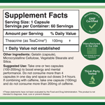 Double Wood Supplements - Theacrine - 60 x 100 mg capsules