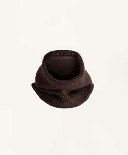 Oysho Снуд трикотажный, коричневый