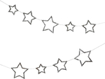 Гирлянда "Silver stars"