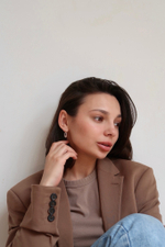 Серьги VUD в цвете золото