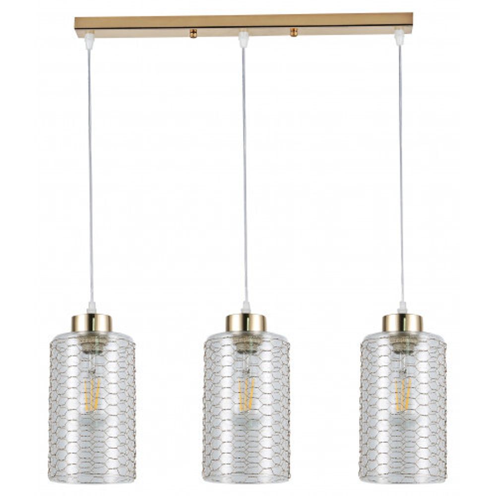 Светильник подвесной (подвес) Rivoli Malice 9124-203 3 х Е27 40 Вт модерн потолочный