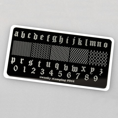 Swanky Stamping Пластина для стемпинга 044