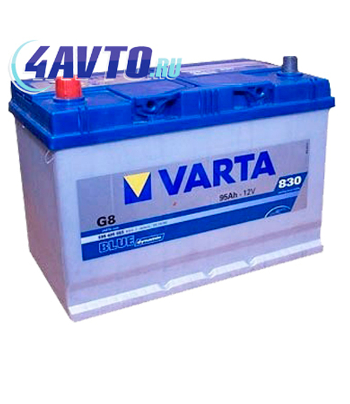 Аккумулятор 6СТ-95 А.ч., п.п., L+, VARTA BLUE DYNAMIC (595 405)