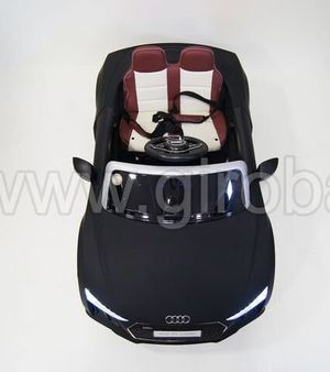 Детский электромобиль River Toys AUDI R8 черный фото №2