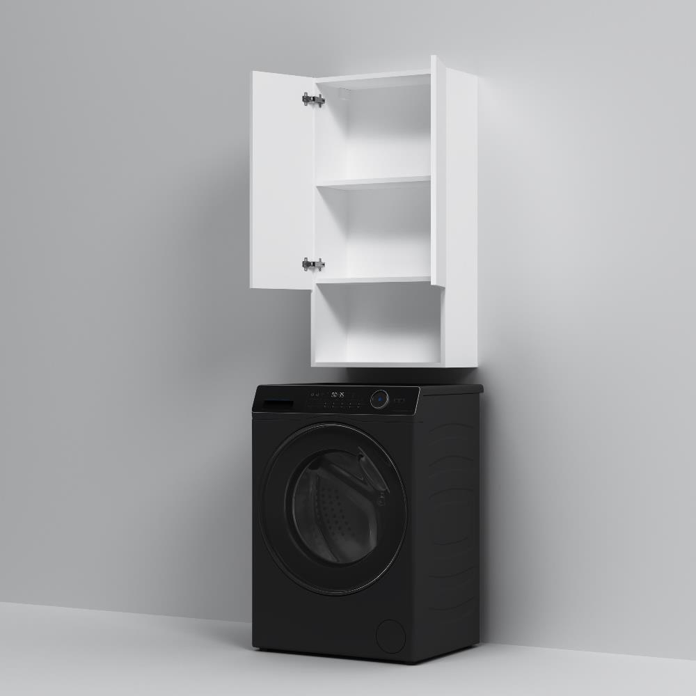 Шкаф навесной с дверками и открытой полкой, 50 см, белый глянец AM.PM X-Joy M85CHX05021WG