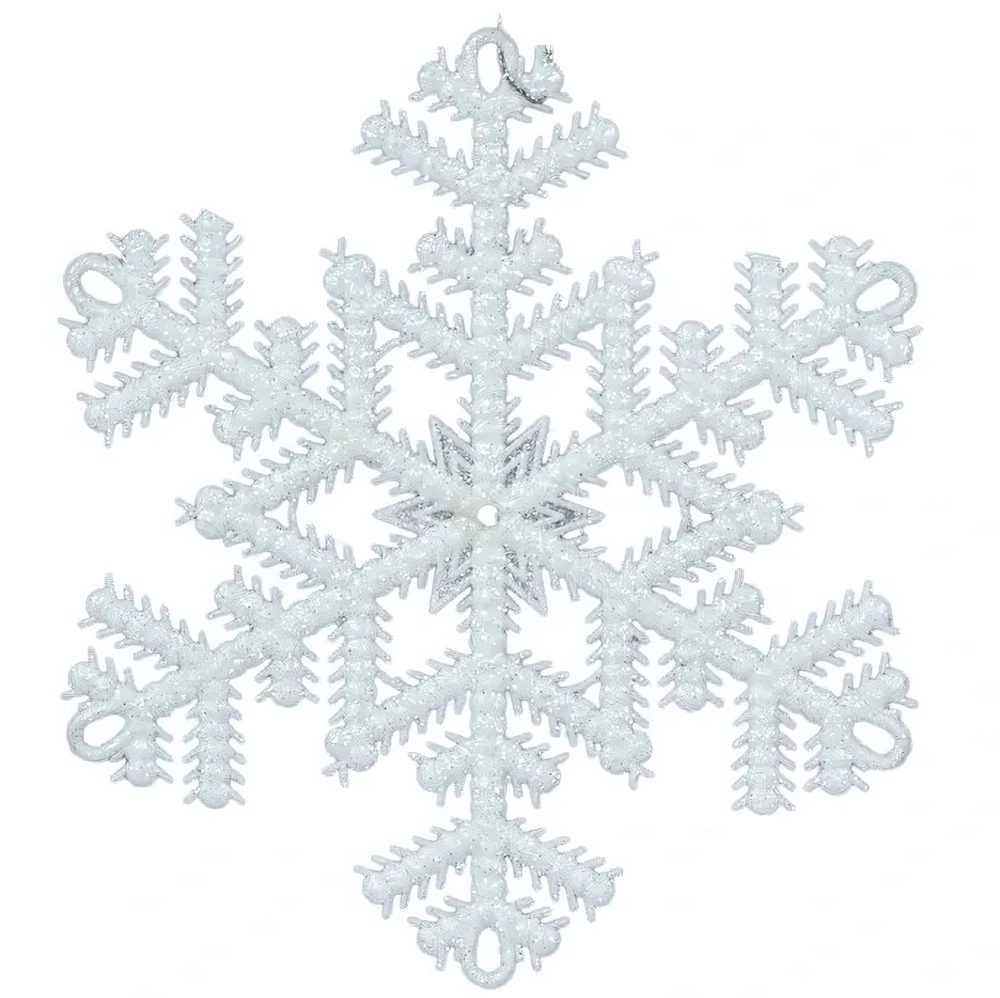 Елочное украшение Снежинка 16см