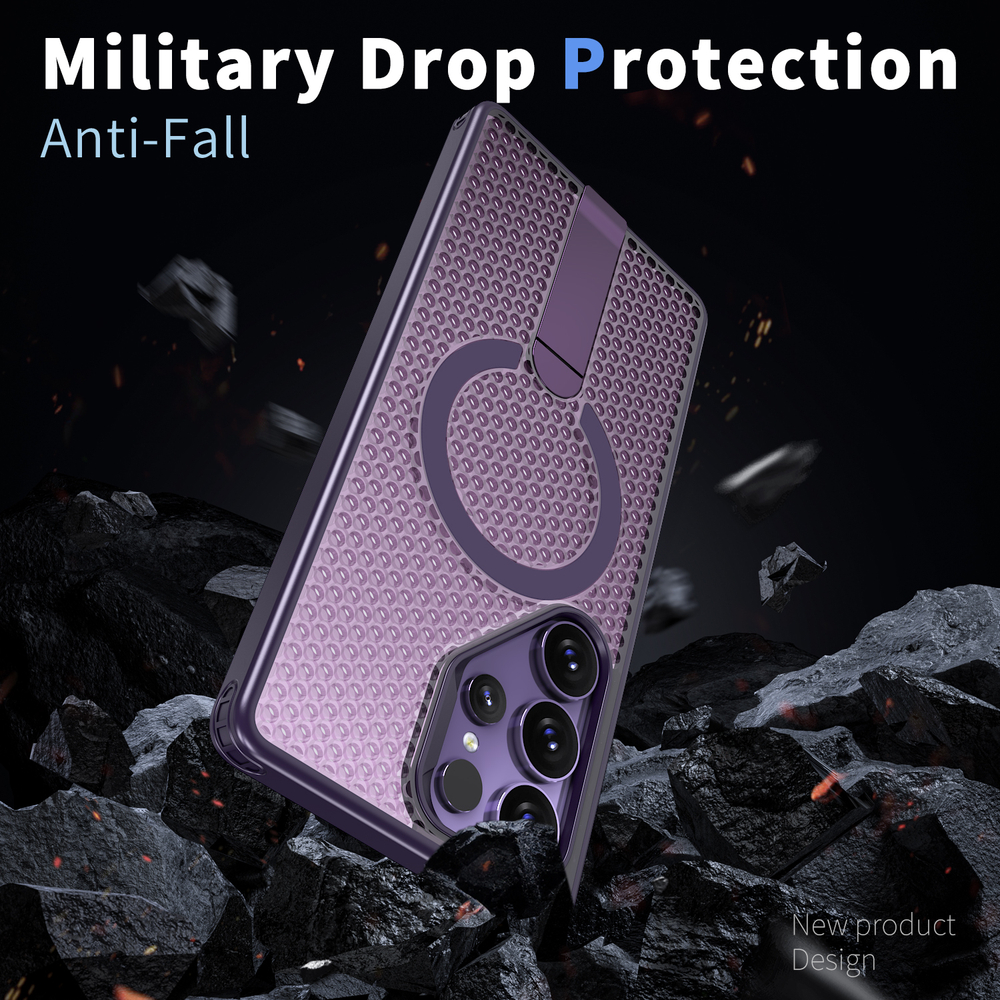 Прозрачный чехол Mesh Pro Magnetic Case для Samsung Galaxy S25 Ultra