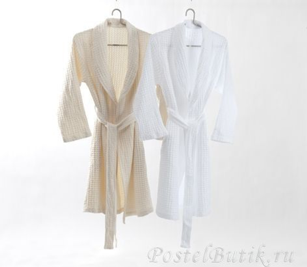 Халат вафельный Abyss & Habidecor Pousada 103 Ivory