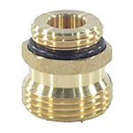 Штуцер переходной латунь 1/2"x3/4" под евроконус для клапана коллекторного Апогей 310011