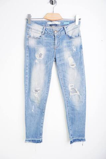 Джинсы Zara в городском стиле, маркировка 34, визуально на 40 размер