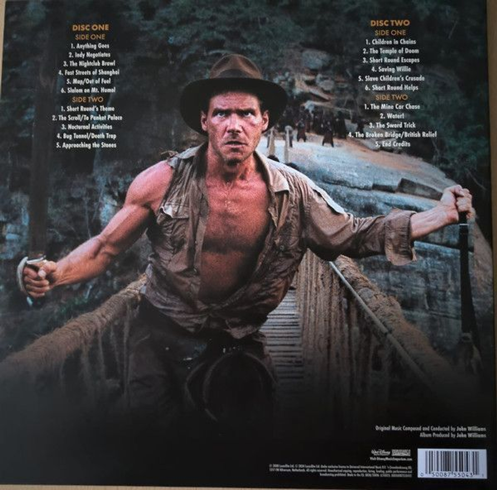 Виниловая пластинка John Williams 4 Indiana Jones And The Temple Of Doom The Original Motion Picture Soundtrack