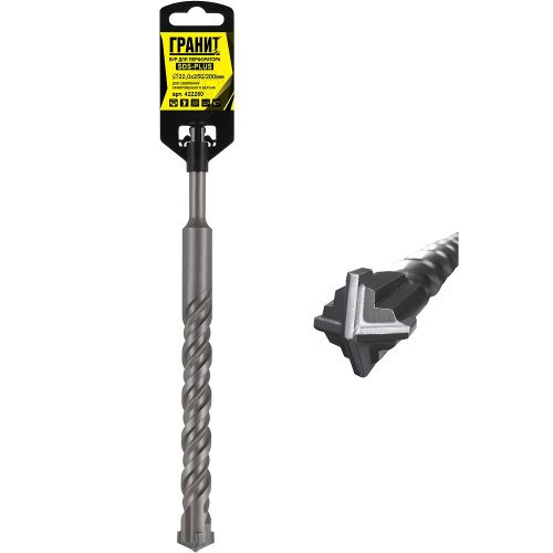 Бур ГРАНИТ SDS+ Quadro-X 22,0*250