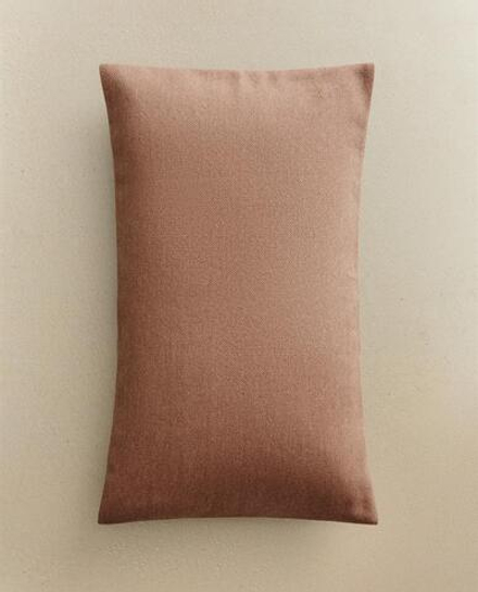 ZARA HOME ОДНОТОННАЯ НАВОЛОЧКА, РОЗОВЫЙ
