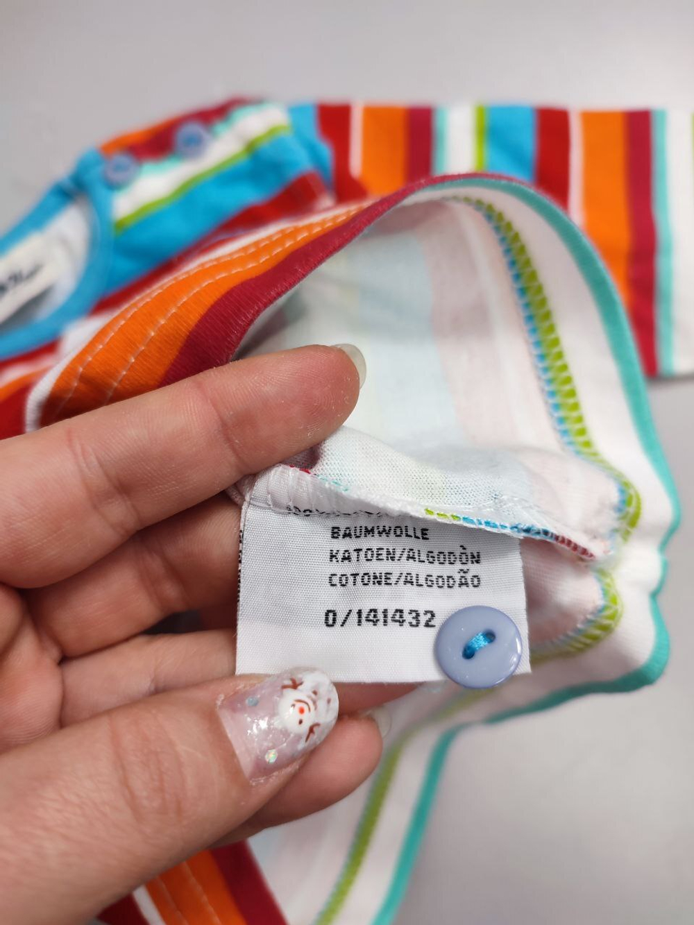 Футболка Villa Happ полосатая на 3 месяца