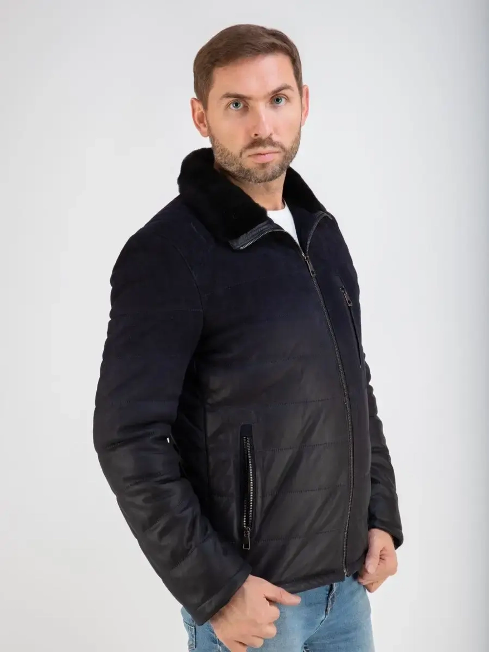 Куртка из натуральной кожи и замша Турция