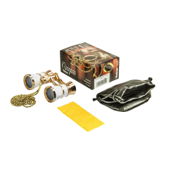 Бинокль БГЦ 3*25 D01 (белый с цепочкой)