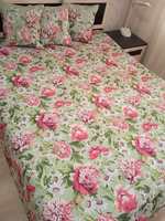 Покрывало гобеленовое Пионы 2-спальный (180х200)