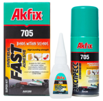 Набор для экспресс склеивания Akfix 705 (25г/100мл/48шт)
