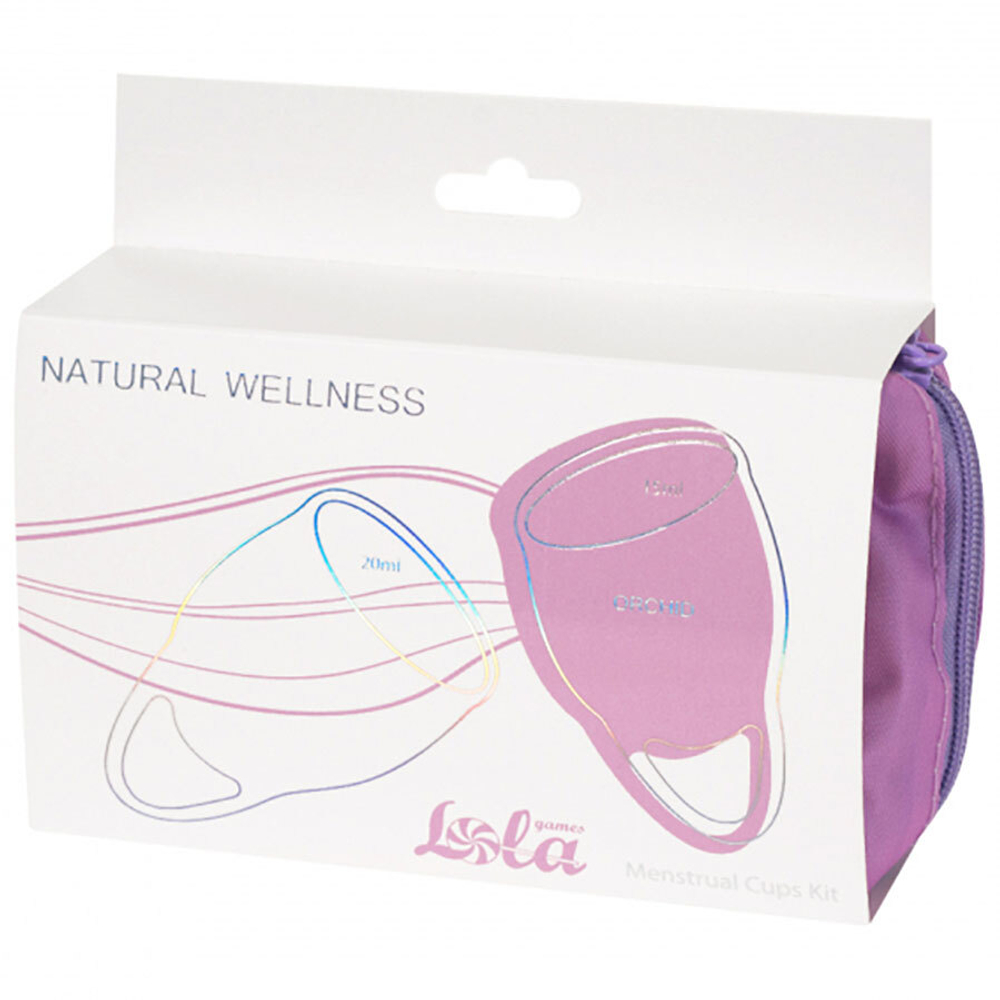 Набор менструальных чаш Natural Wellness Orchid Lavander 4000-04lola