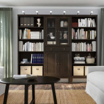 Книжный шкаф - IDANÄS / IDANАS  IKEA/ ИДАНЭС ИКЕА,  244х211 см, коричневый