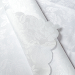 Скатерть 150*230см белая, полиэстер, NNOA30