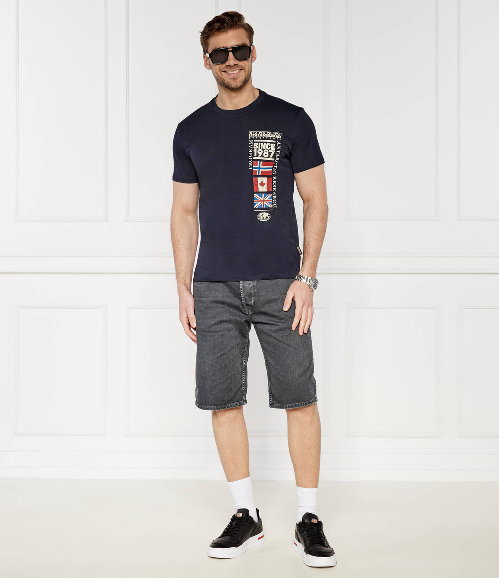 Футболка BLU MARINE Napapijri - темно-синий(NP0A4HQG)