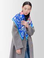 Платок «Собор Василия Блаженного» 100% шелк