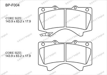 BP-F004 LX570, Avalon, Land Cruiser, Land Cruiser Prado, Sequoia, Tundra (перед)