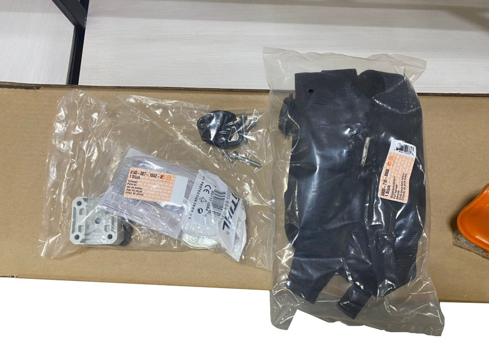 Триммер STIHL FS55 бензиновый, ширина скашивания 55см, полная комплектация с катушкой и ножом ОРИГИНАЛ