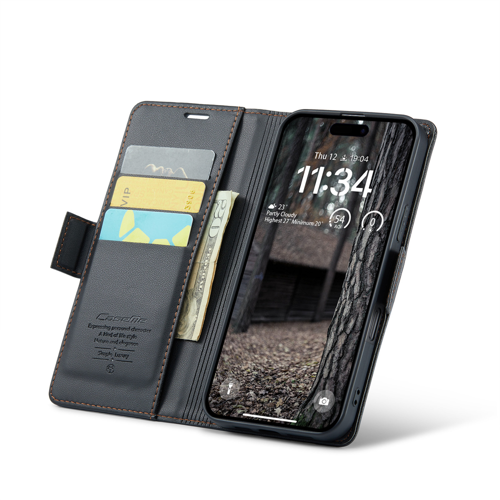 Чехол-книжка CaseMe Smooth iPhone 16 Pro
