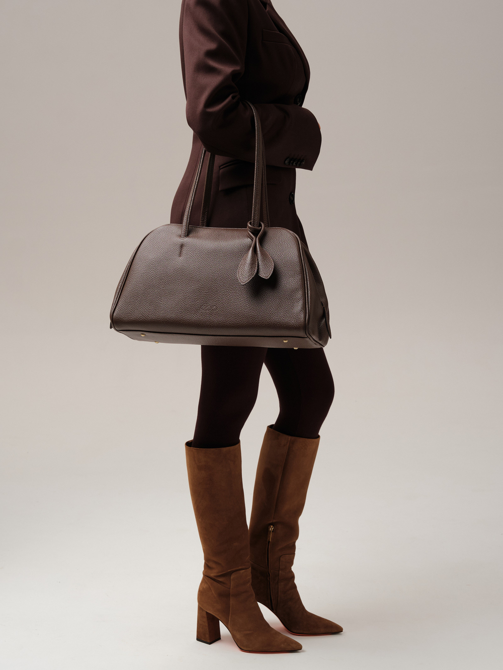 Кожаная сумка DBR 31338 коричневый торф