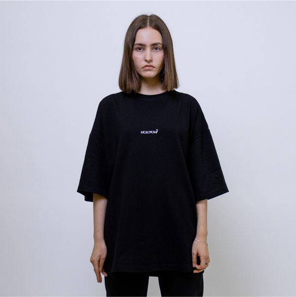 Футболка Molotov Basic OVERSIZED Черная - фото 3