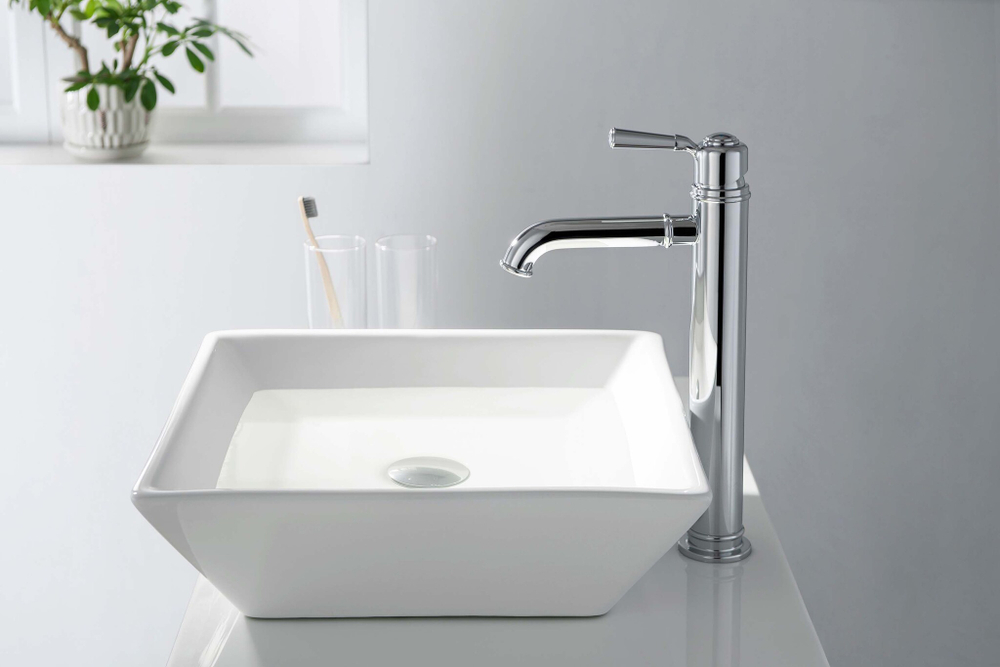 Смеситель для раковины 235, без донного клапана AQUATEK AQ1504CR КЛАССИК