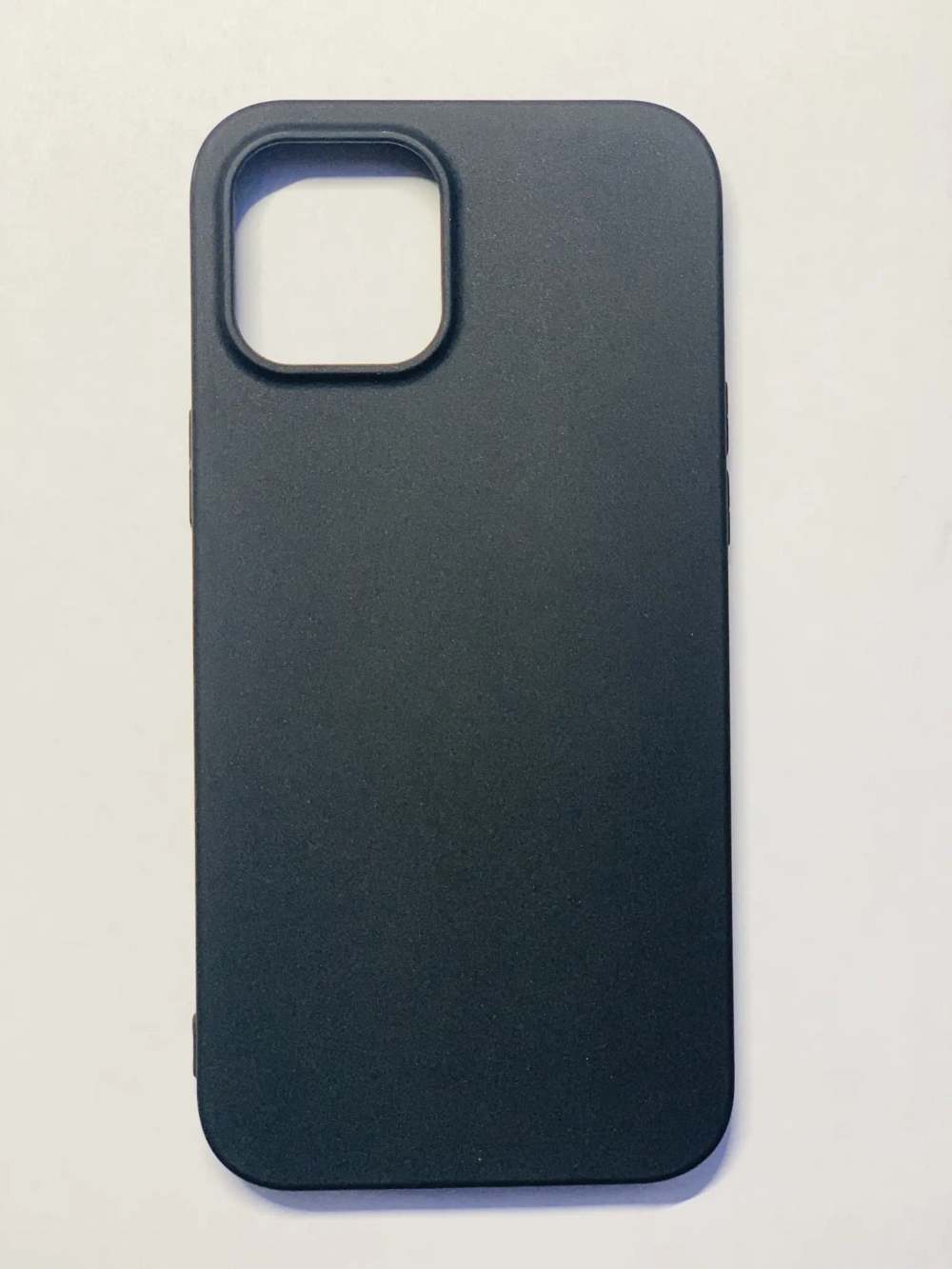 Чехол-накладка FaisON Soft Matte Series для Apple iPhone 12 Pro Max силиконовый (черный)