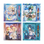 Блокнот детский Basir на замке, с ручкой, формат А6, серия "Аниме", твёрдая обложка 7БЦ, 48 листов, размер 18*13 см